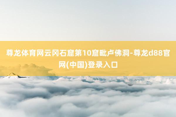 尊龙体育网云冈石窟第10窟毗卢佛洞-尊龙d88官网(中国)登录入口